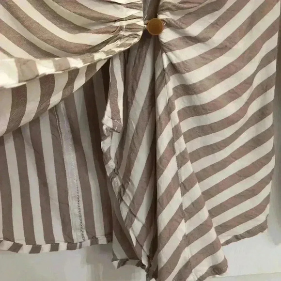 Anthropologie Maeve Striped Marianna Wrap  Top XS - Picture 3 of 15